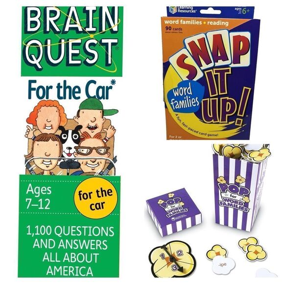 NIB Learning Resources Games For Kids Family Brain Quest Snap It Up Pop for Word - Picture 1 of 6